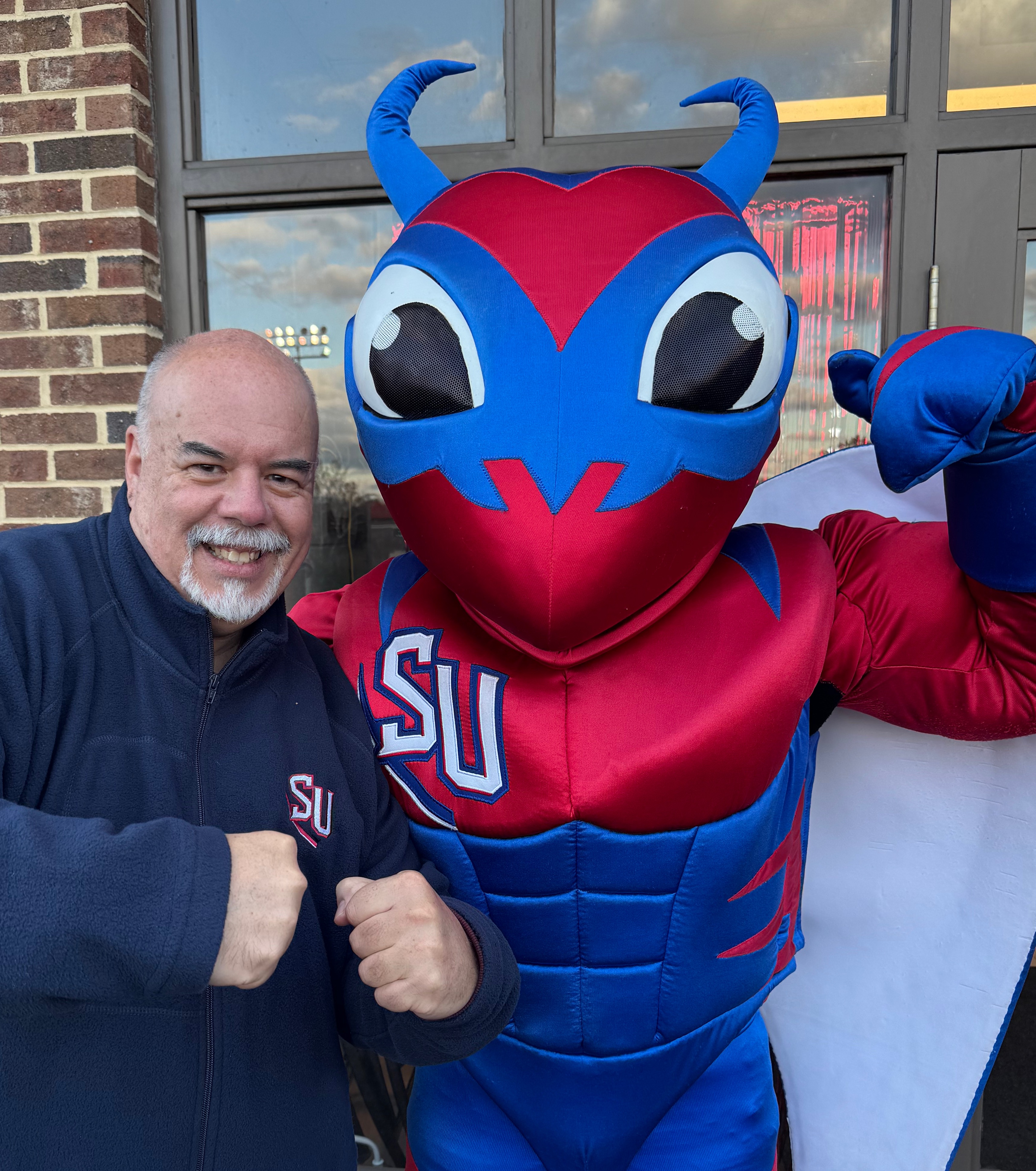 Mike with volunteers at a county service project